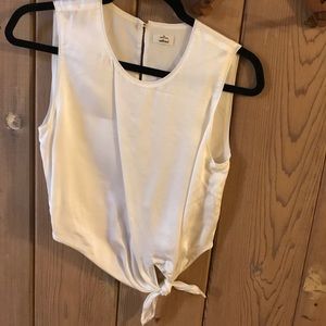 ARITZIA Wilfred crop tank blouse